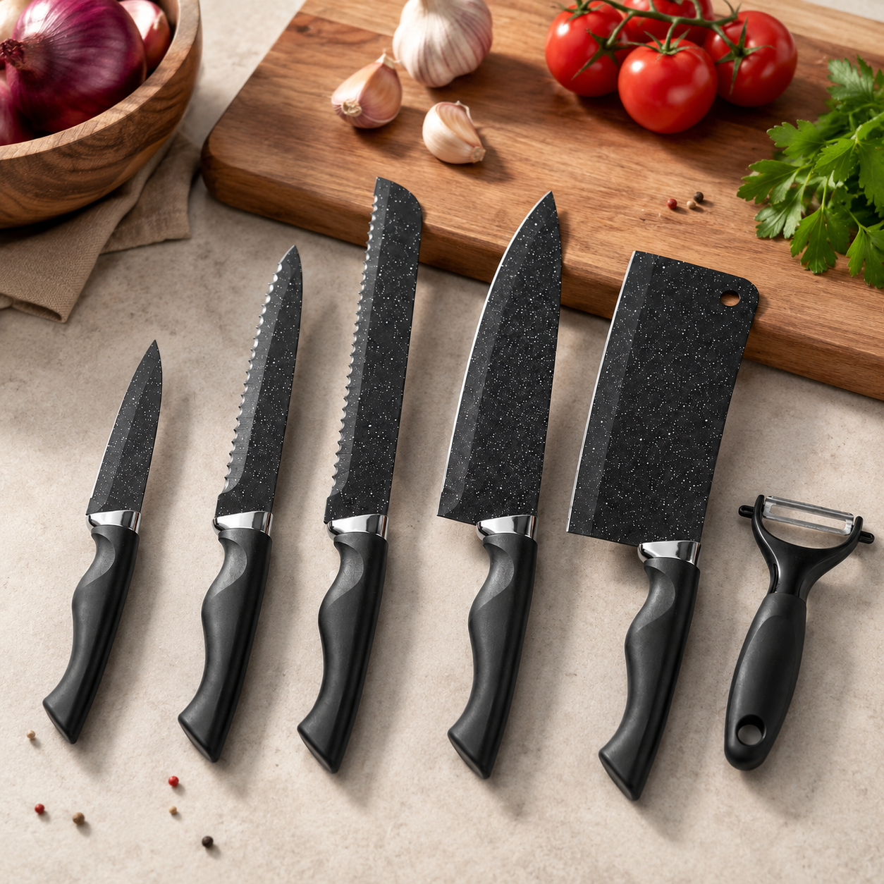Set Cucina Professionale 6 Pezzi