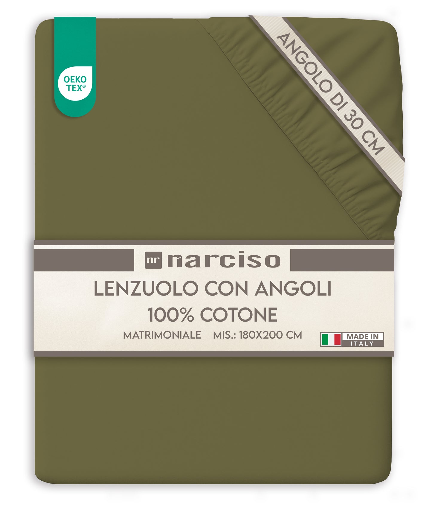 Fibre Milano – Lenzuolo con Angoli Comfort in Cotone