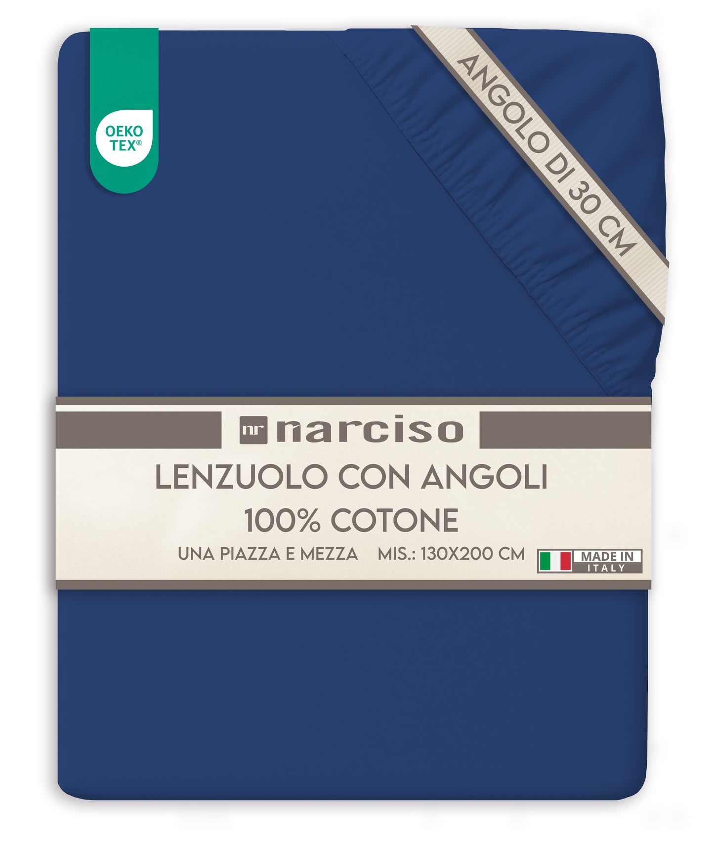 Fibre Milano – Lenzuolo con Angoli Comfort in Cotone