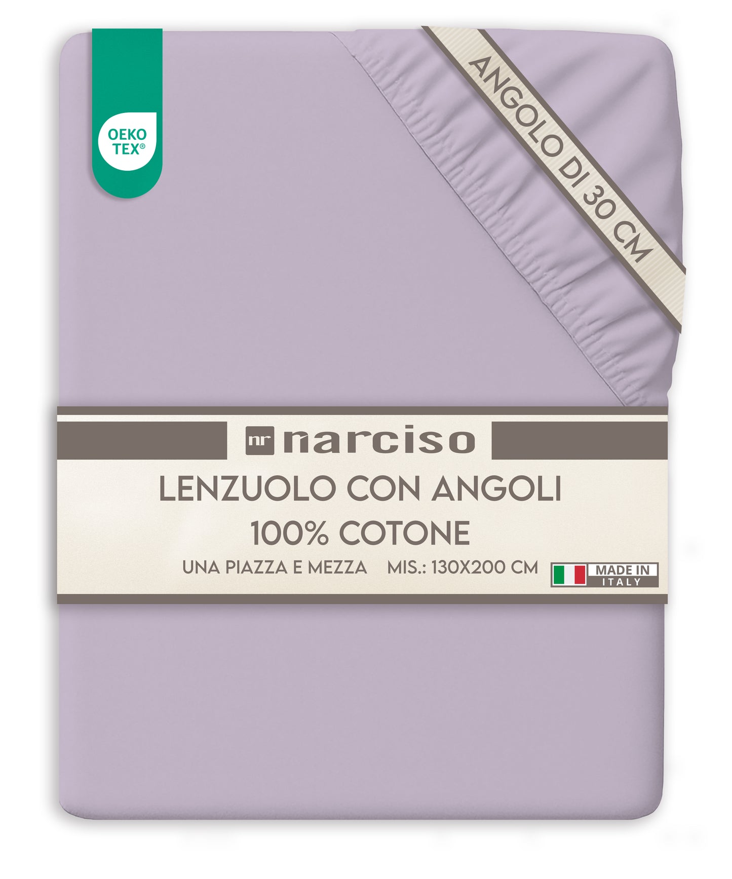 Fibre Milano – Lenzuolo con Angoli Comfort in Cotone