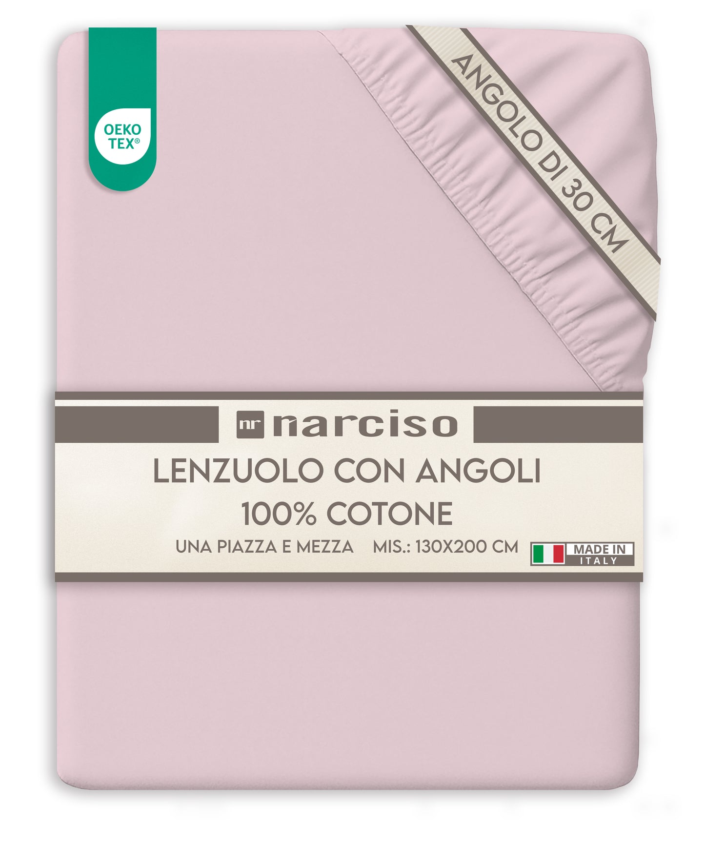 Fibre Milano – Lenzuolo con Angoli Comfort in Cotone