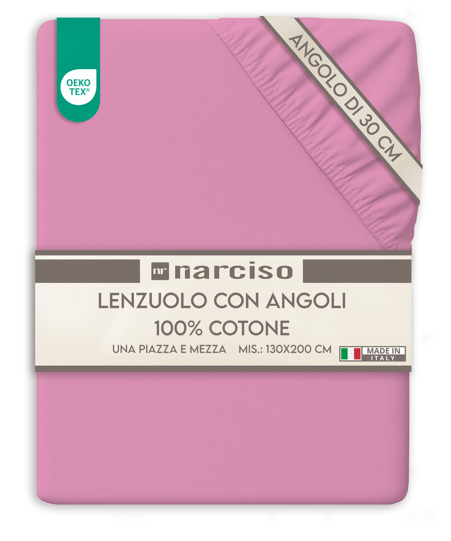 Fibre Milano – Lenzuolo con Angoli Comfort in Cotone
