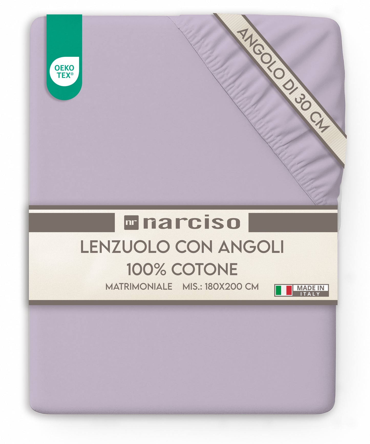 Fibre Milano – Lenzuolo con Angoli Comfort in Cotone