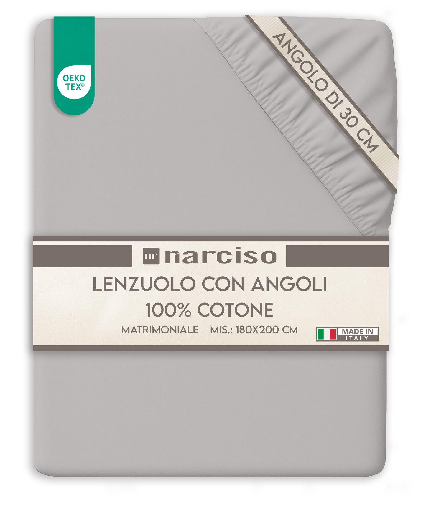 Fibre Milano – Lenzuolo con Angoli Comfort in Cotone