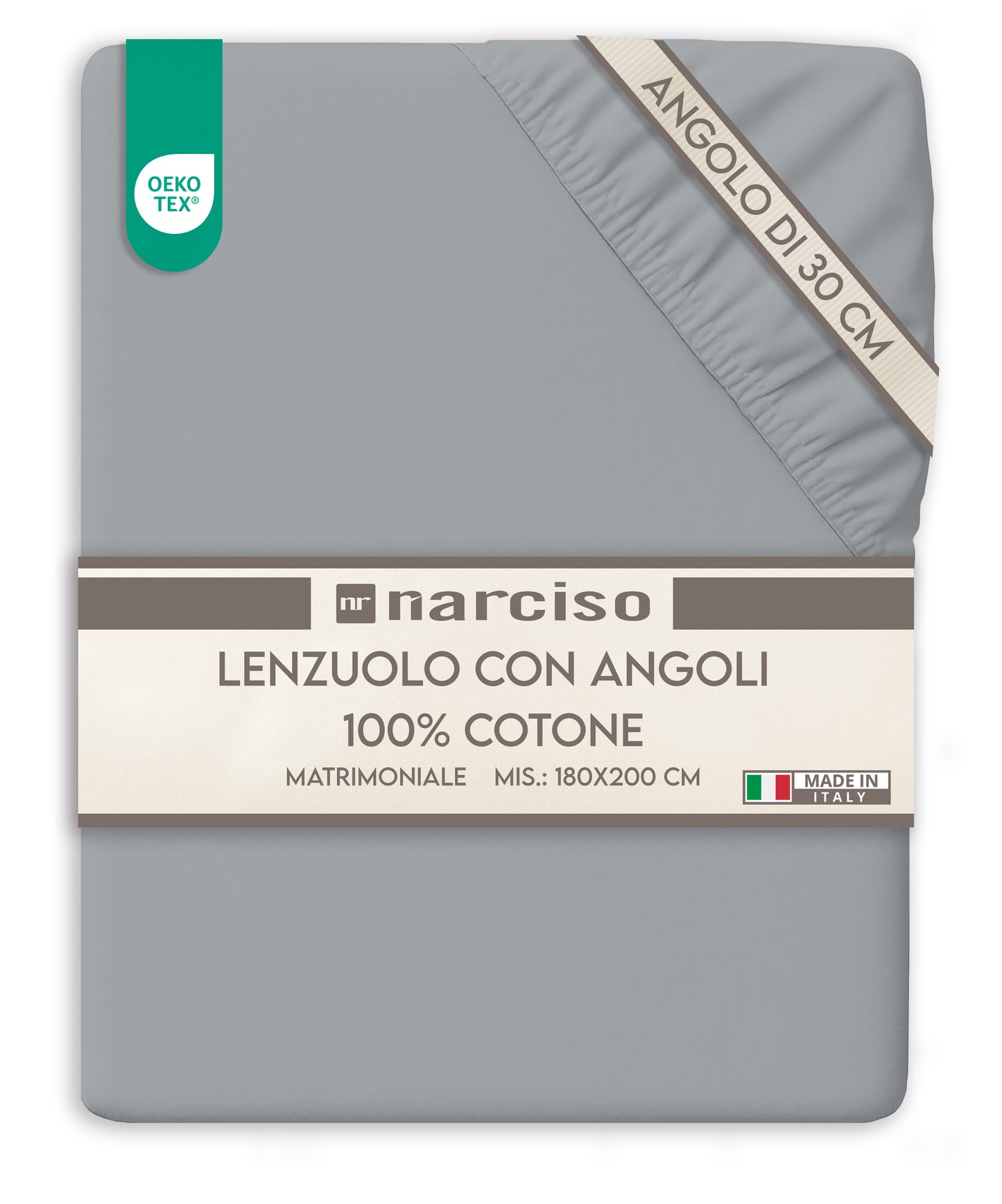 Fibre Milano – Lenzuolo con Angoli Comfort in Cotone