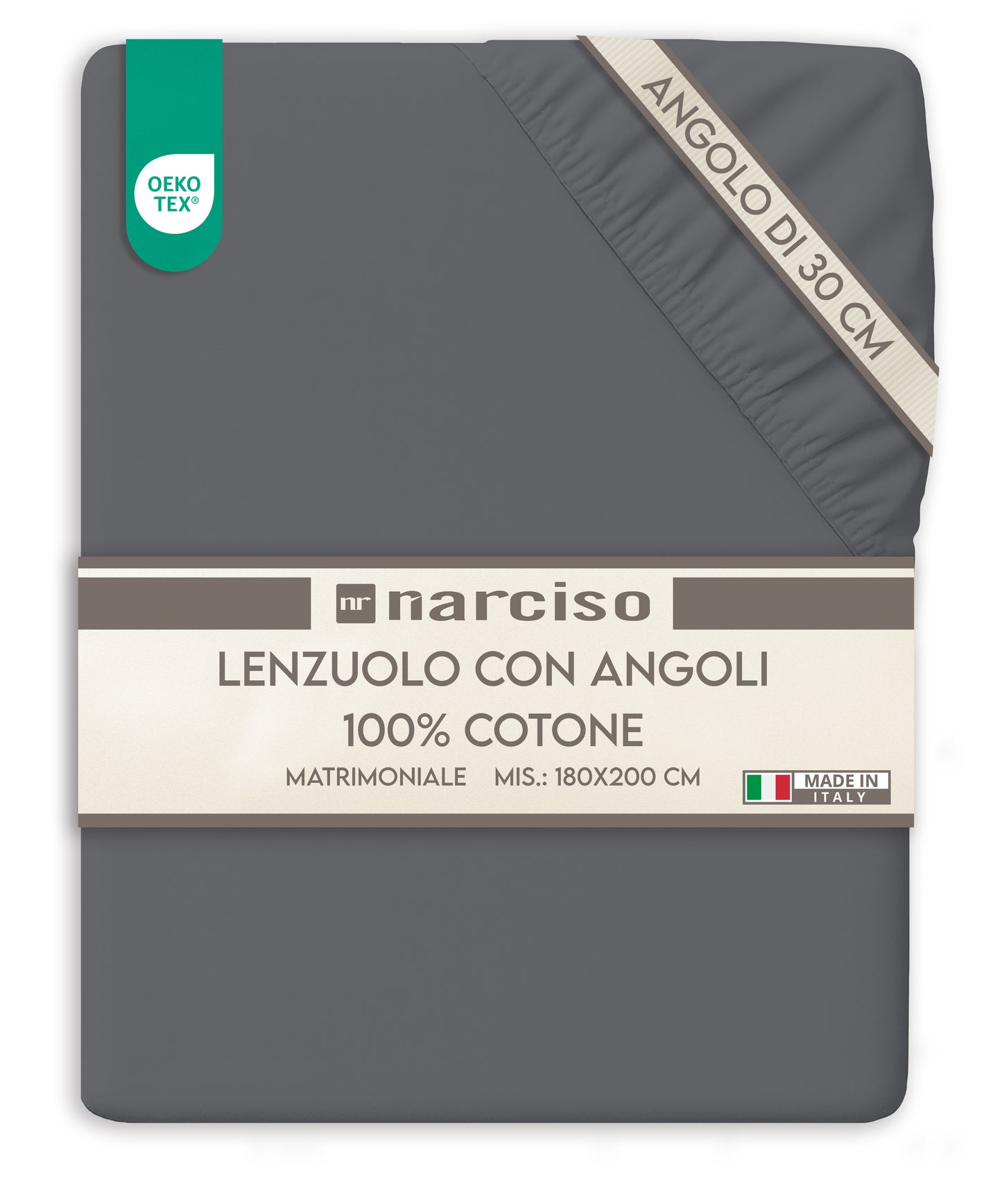 Fibre Milano – Lenzuolo con Angoli Comfort in Cotone