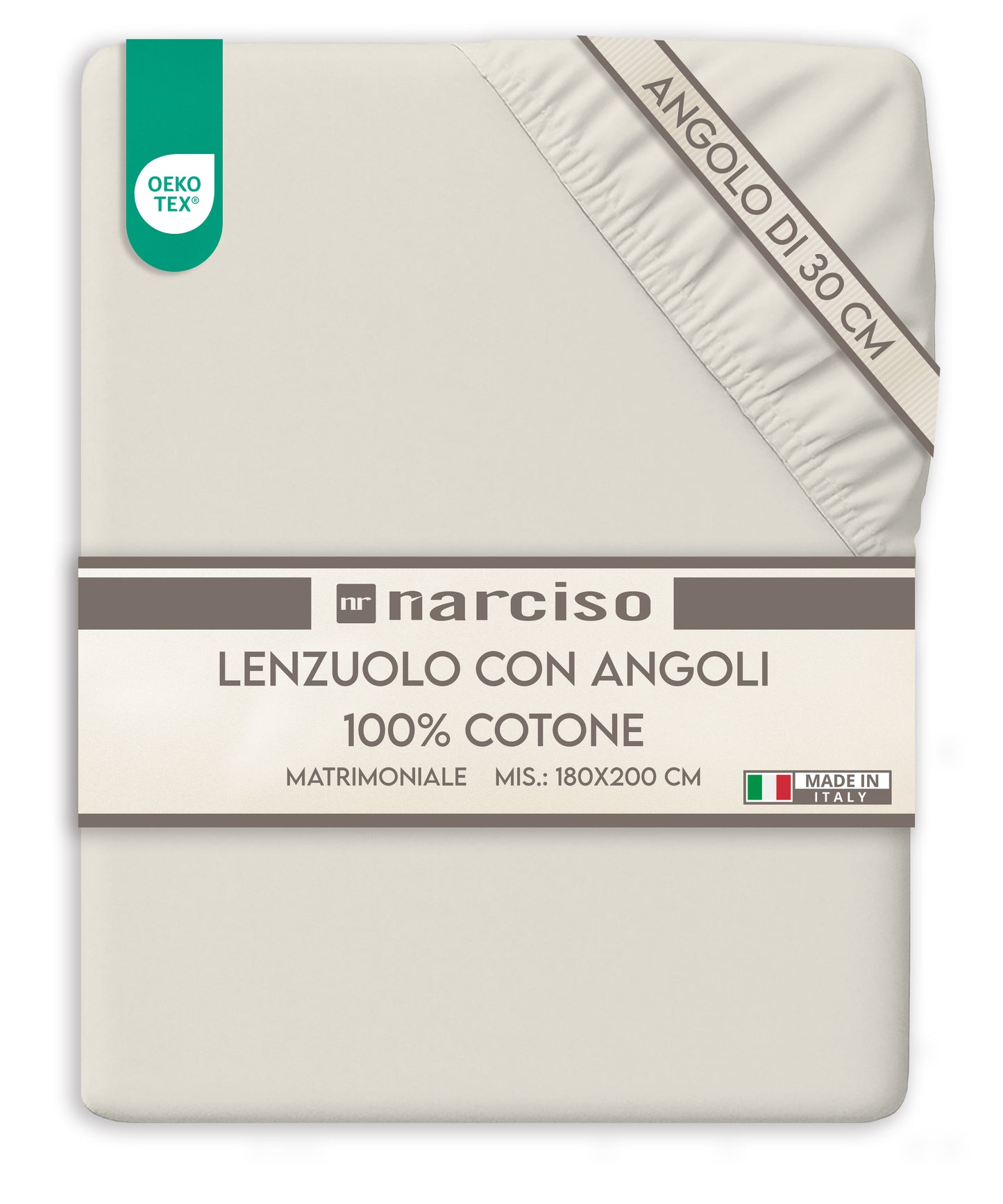 Fibre Milano – Lenzuolo con Angoli Comfort in Cotone