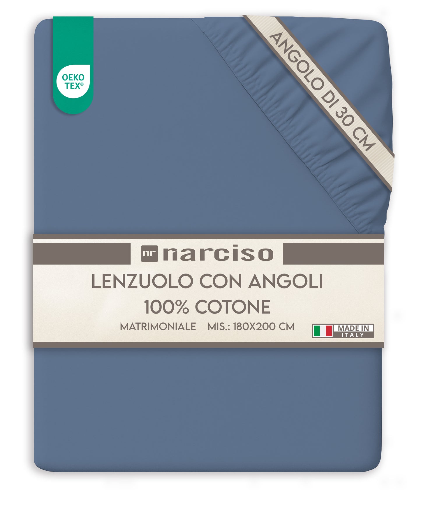 Fibre Milano – Lenzuolo con Angoli Comfort in Cotone
