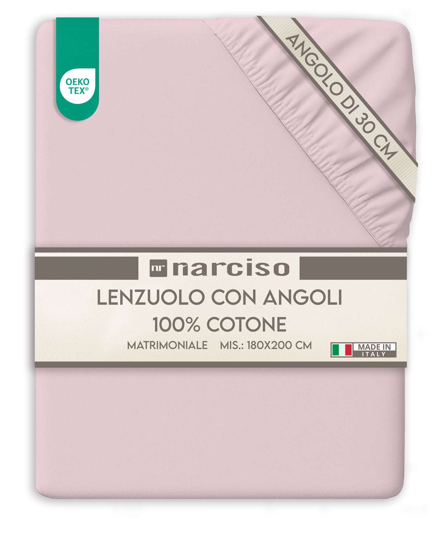 Fibre Milano – Lenzuolo con Angoli Comfort in Cotone