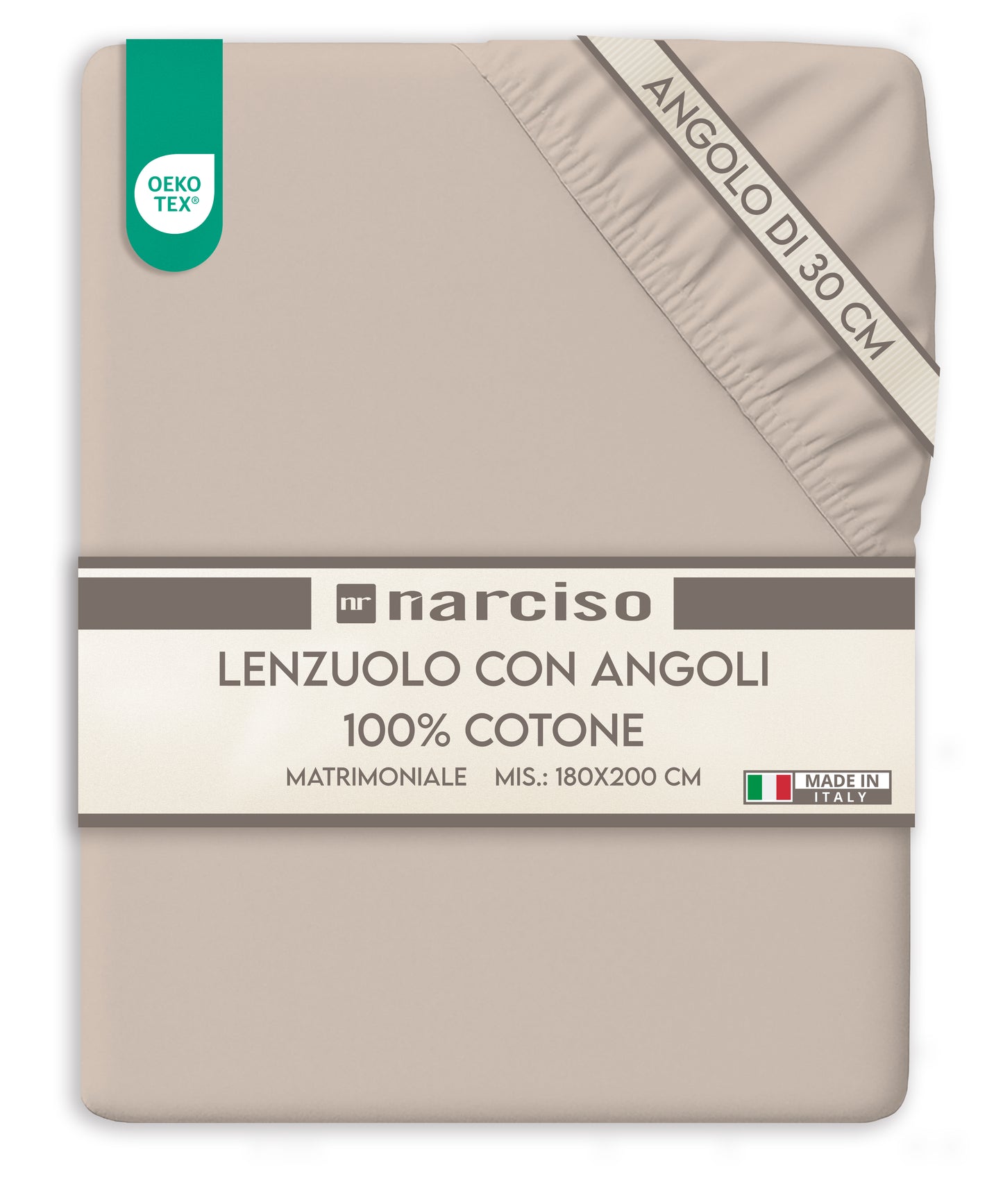 Fibre Milano – Lenzuolo con Angoli Comfort in Cotone
