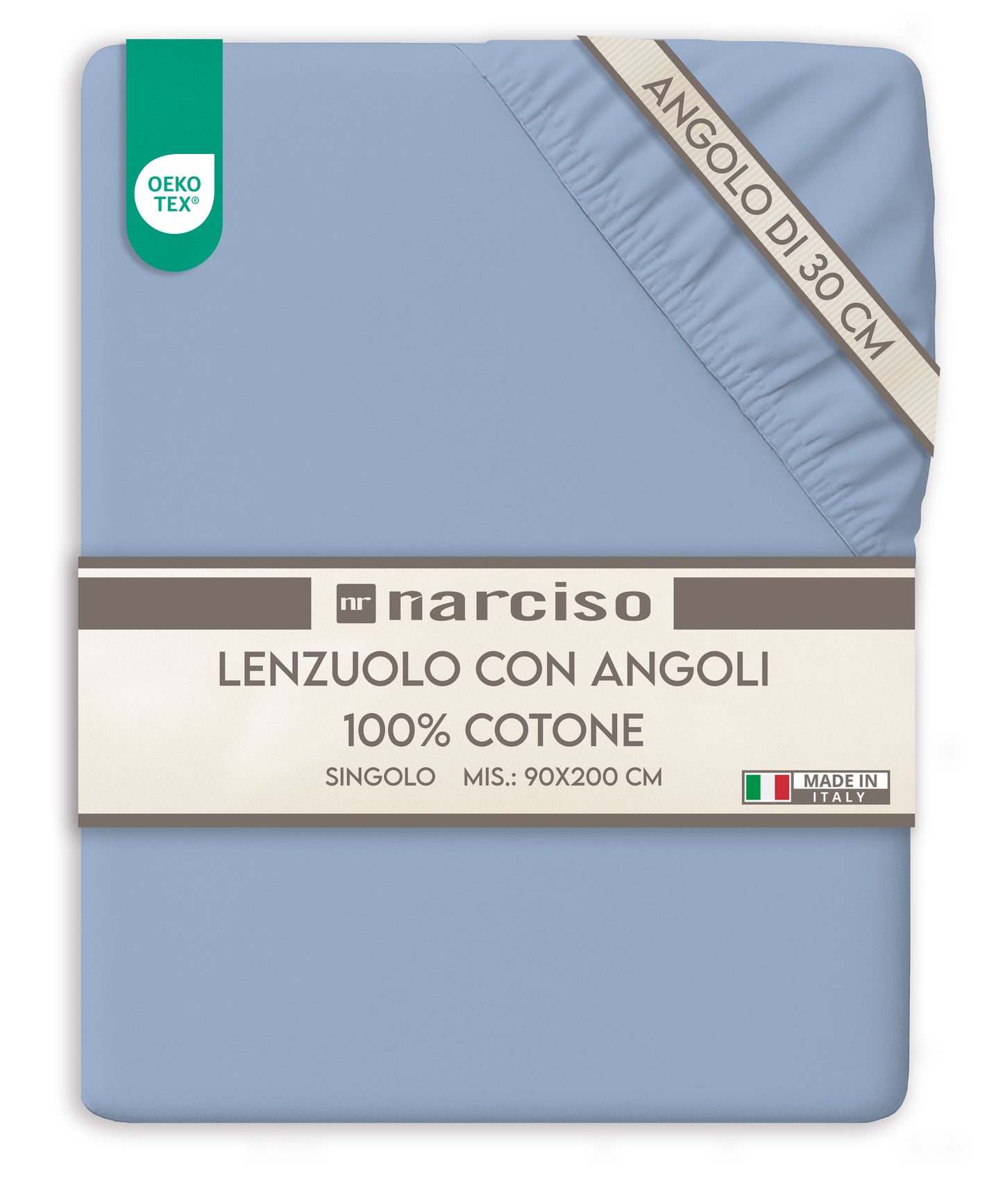 Fibre Milano – Lenzuolo con Angoli Comfort in Cotone
