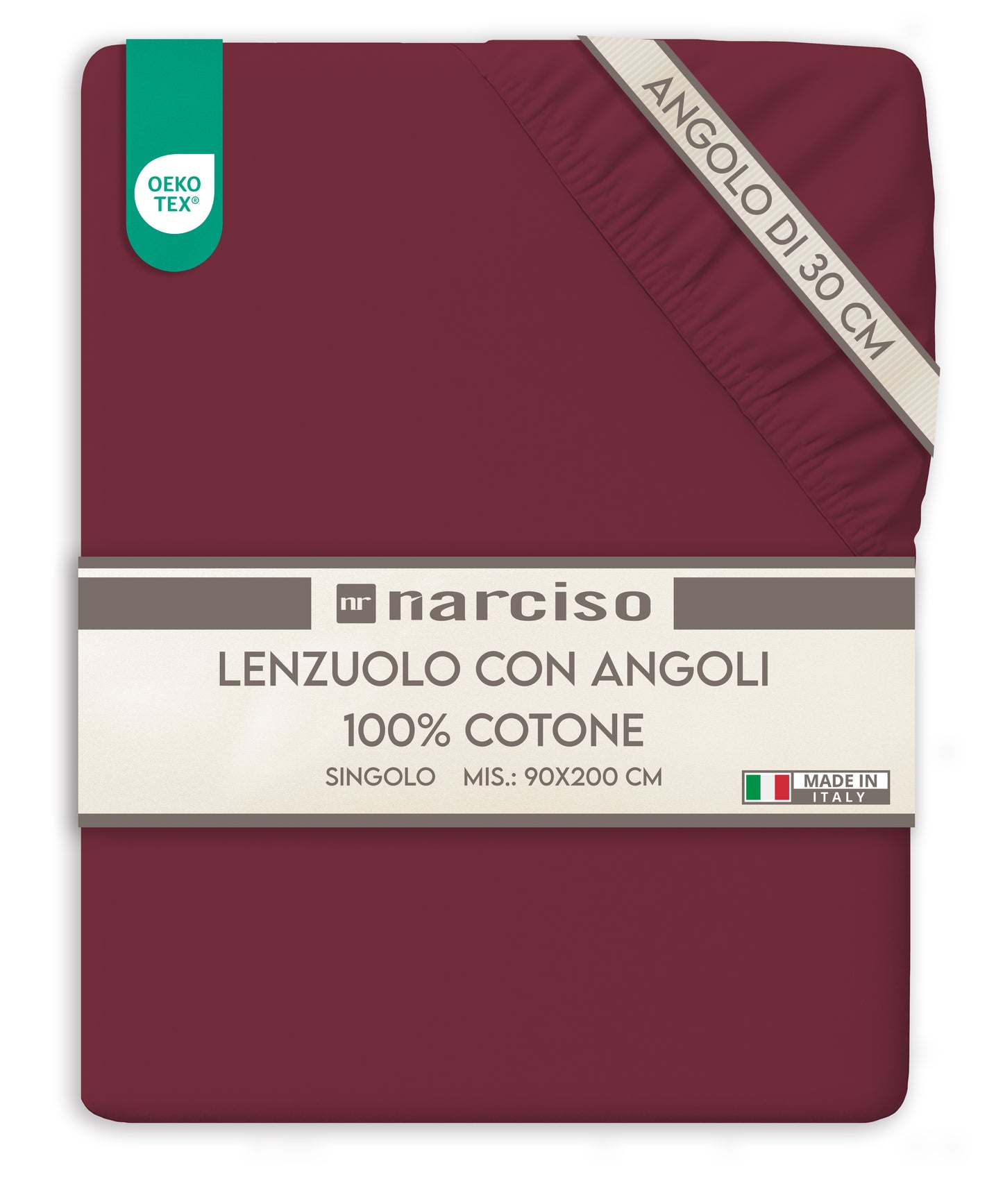 Fibre Milano – Lenzuolo con Angoli Comfort in Cotone