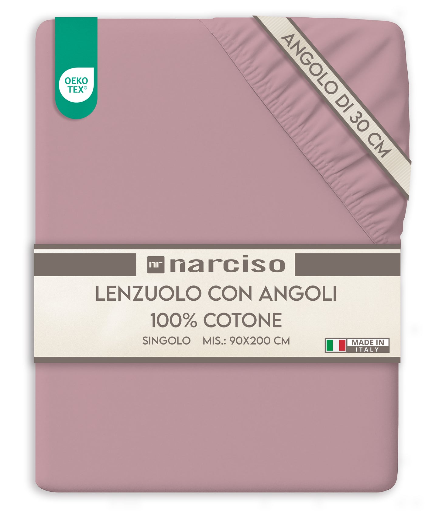 Fibre Milano – Lenzuolo con Angoli Comfort in Cotone