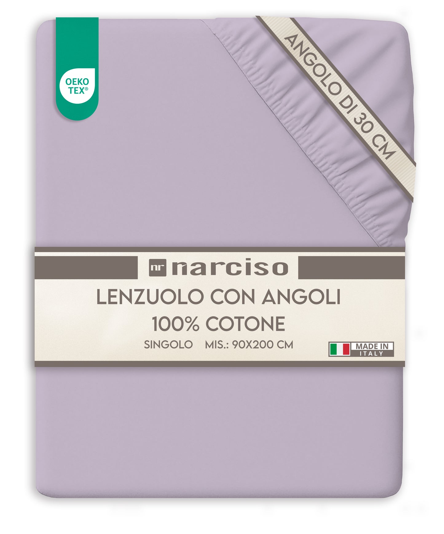 Fibre Milano – Lenzuolo con Angoli Comfort in Cotone