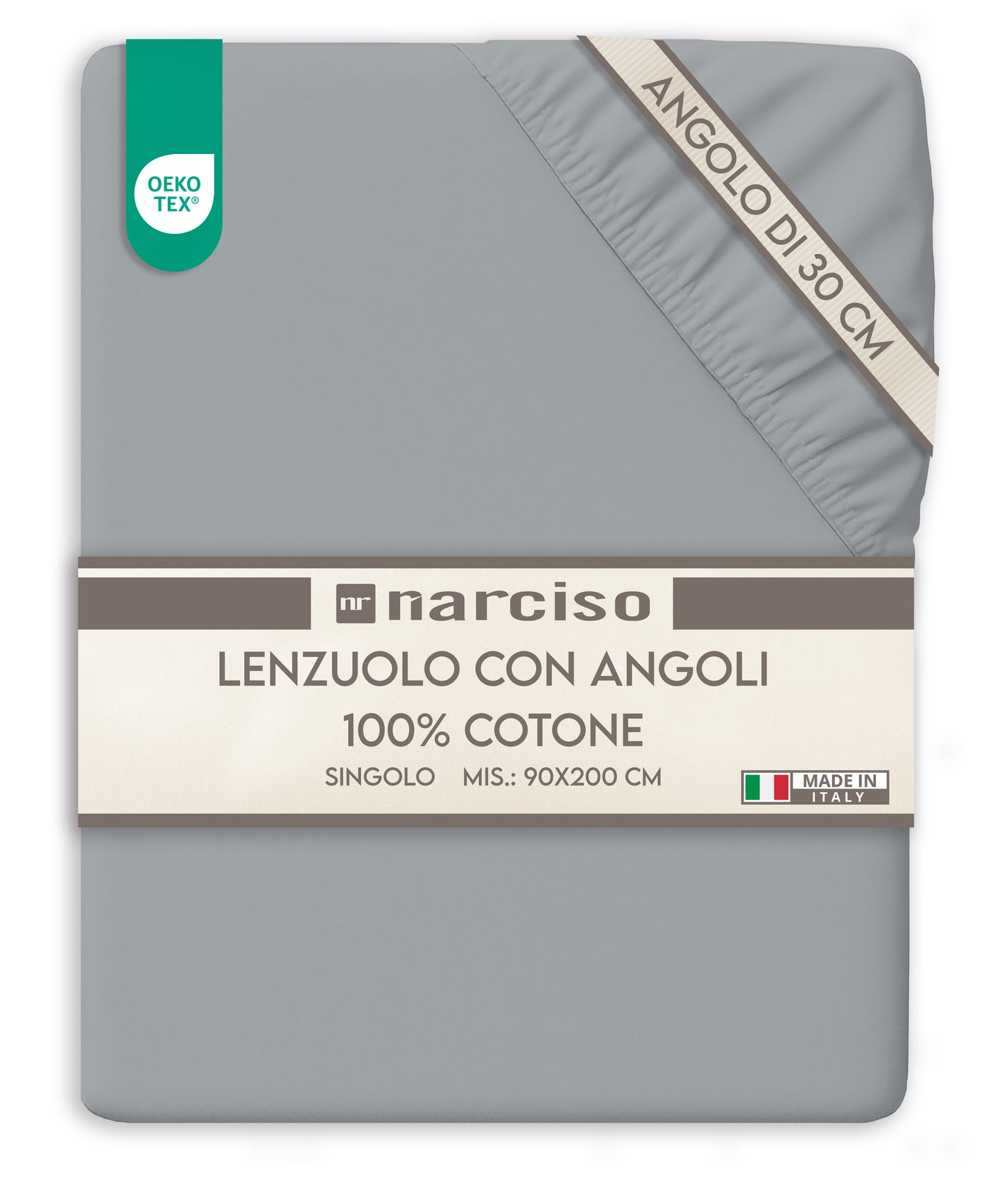 Fibre Milano – Lenzuolo con Angoli Comfort in Cotone