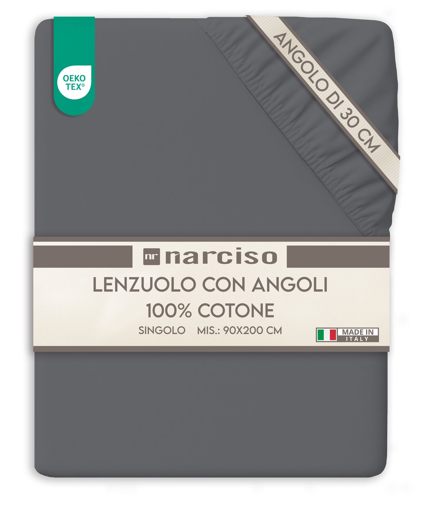 Fibre Milano – Lenzuolo con Angoli Comfort in Cotone
