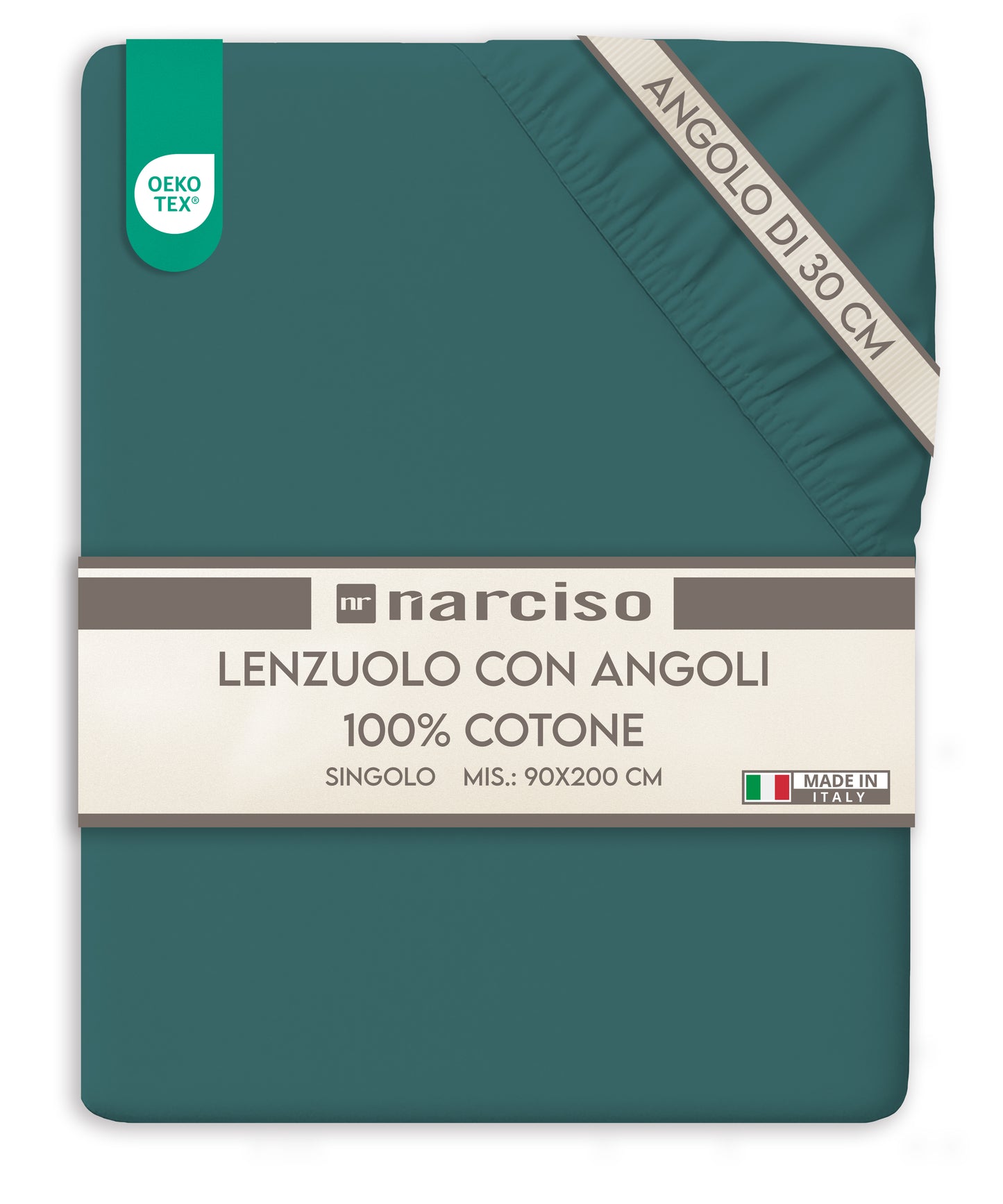 Fibre Milano – Lenzuolo con Angoli Comfort in Cotone