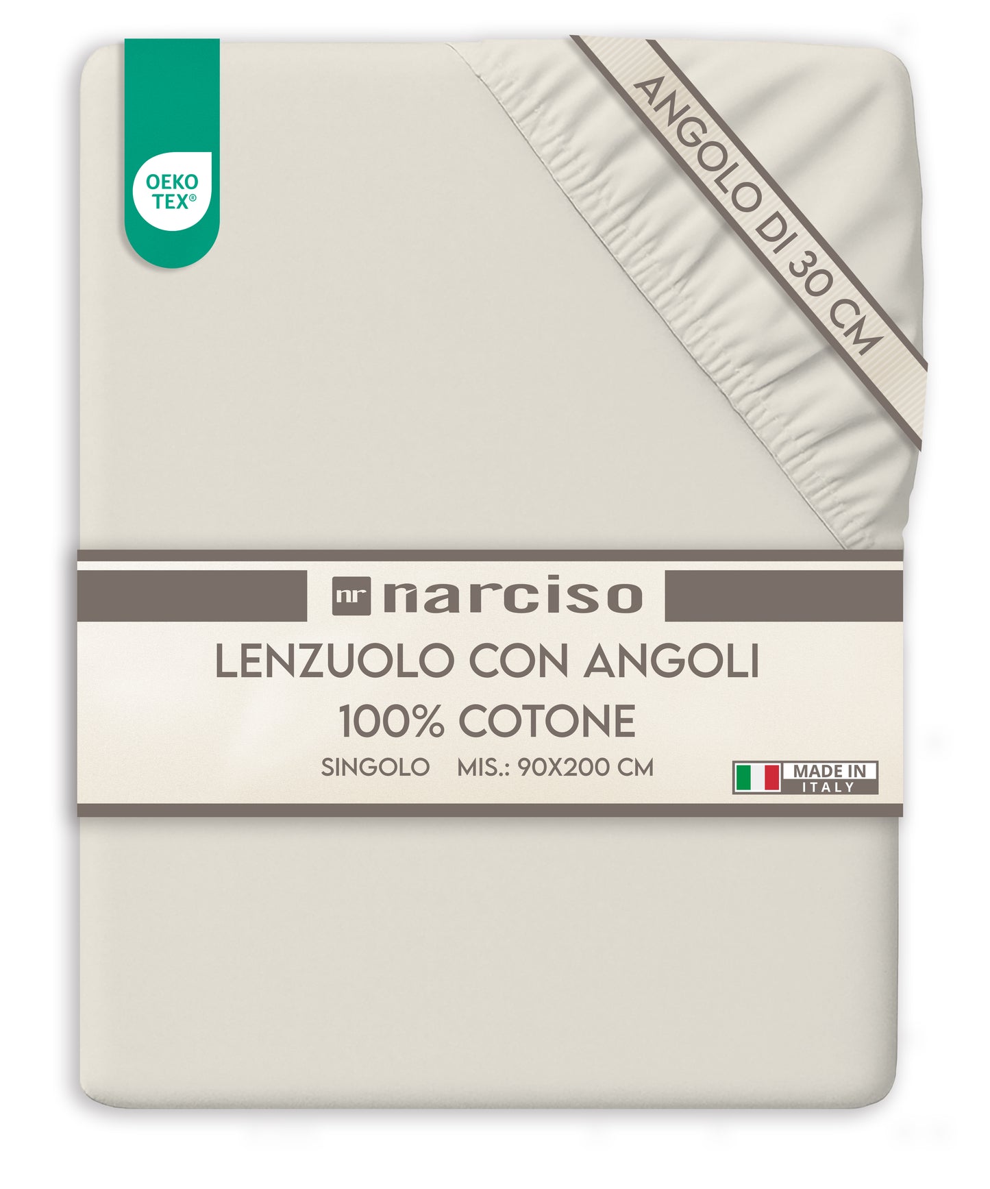 Fibre Milano – Lenzuolo con Angoli Comfort in Cotone