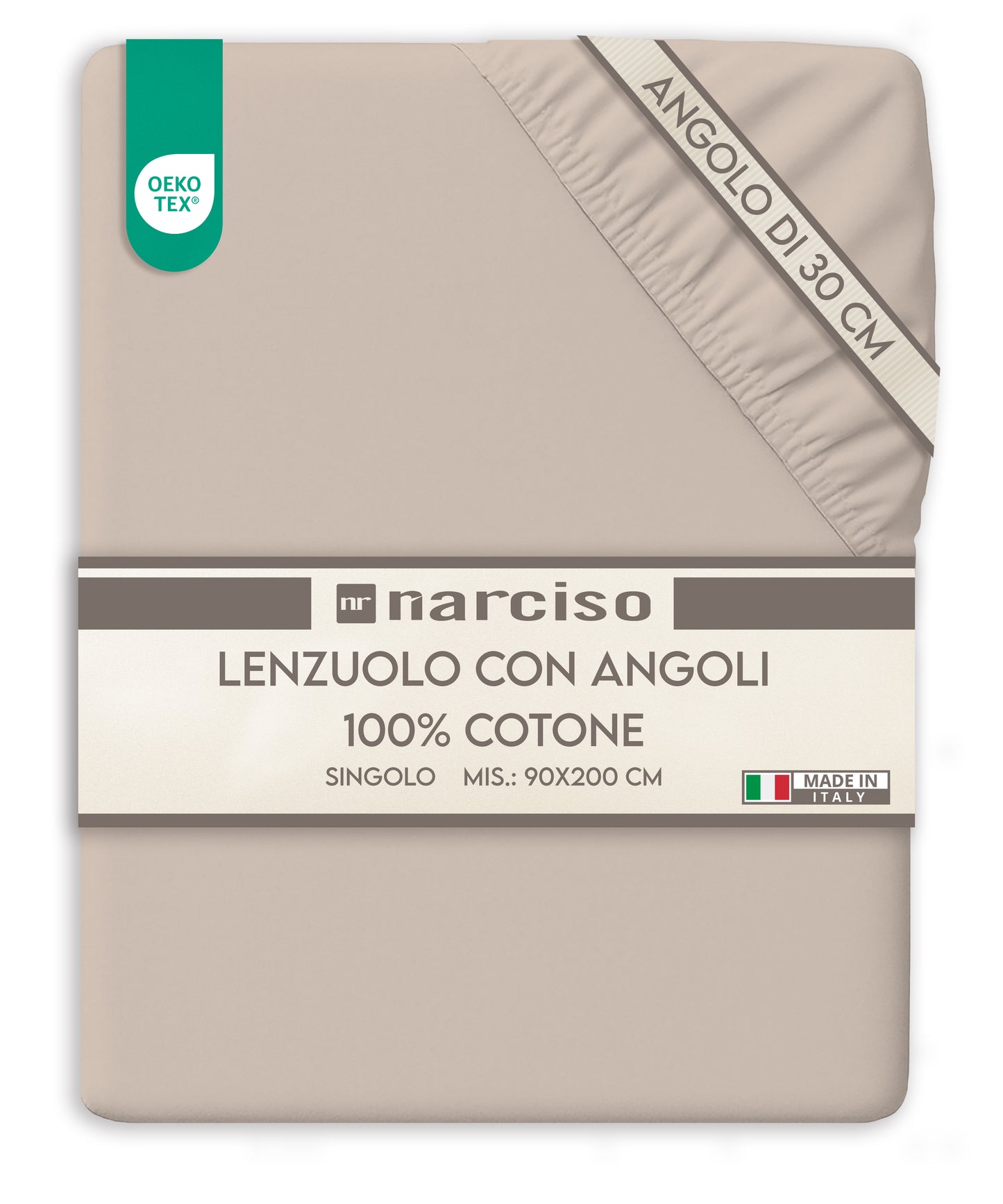 Fibre Milano – Lenzuolo con Angoli Comfort in Cotone