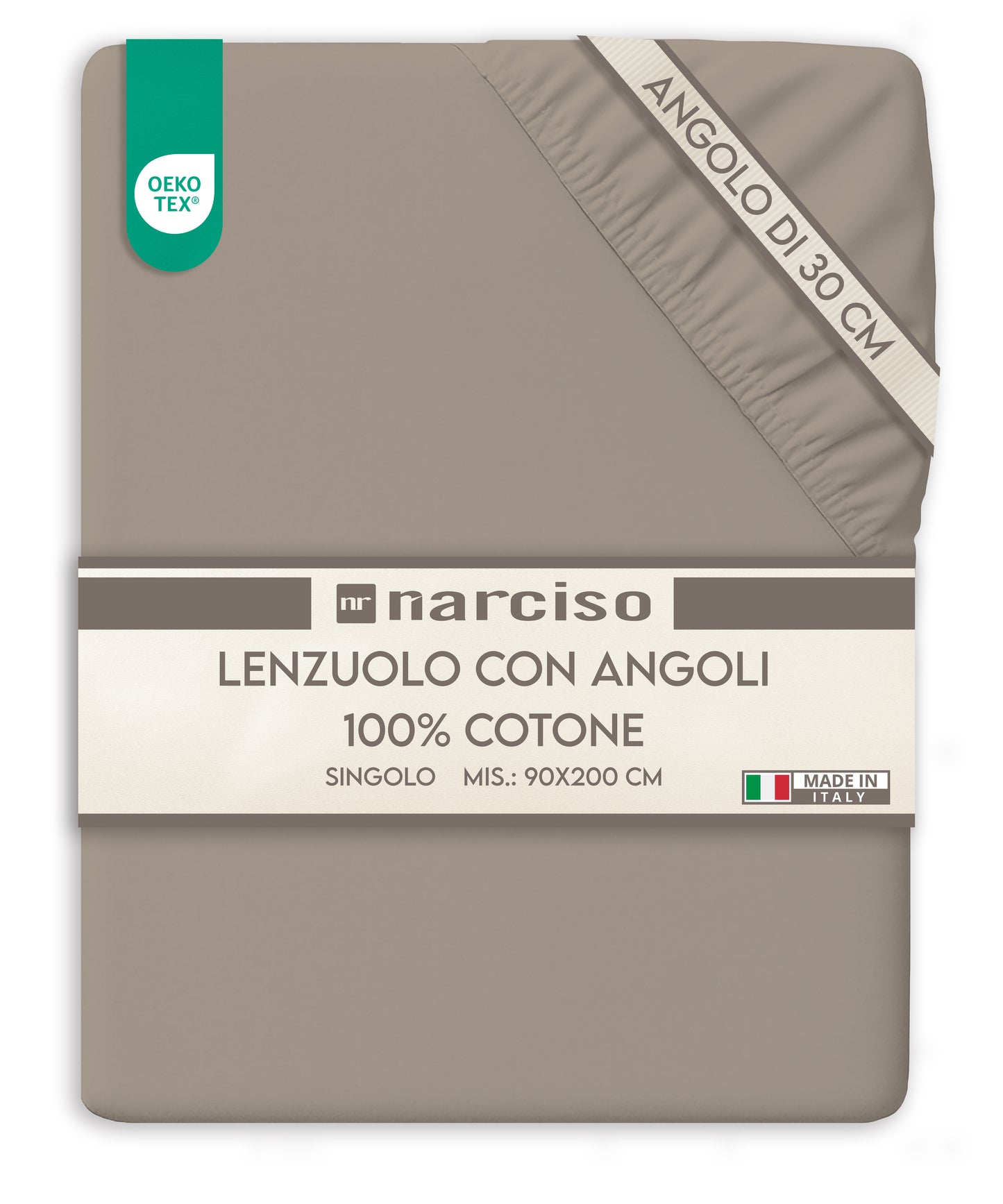 Fibre Milano – Lenzuolo con Angoli Comfort in Cotone